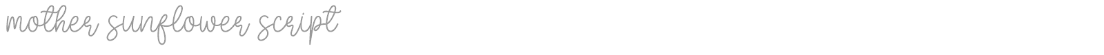 Mother Sunflower Sans font preview